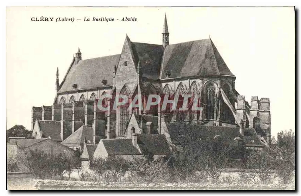 Cléry (Loiret) — A Basílica — Abside — H. Lemaire, fot. dit. — Orléans - Frente