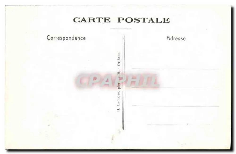 Cléry (Loiret) — A Basílica — Abside — H. Lemaire, fot. dit. — Orléans - Verso