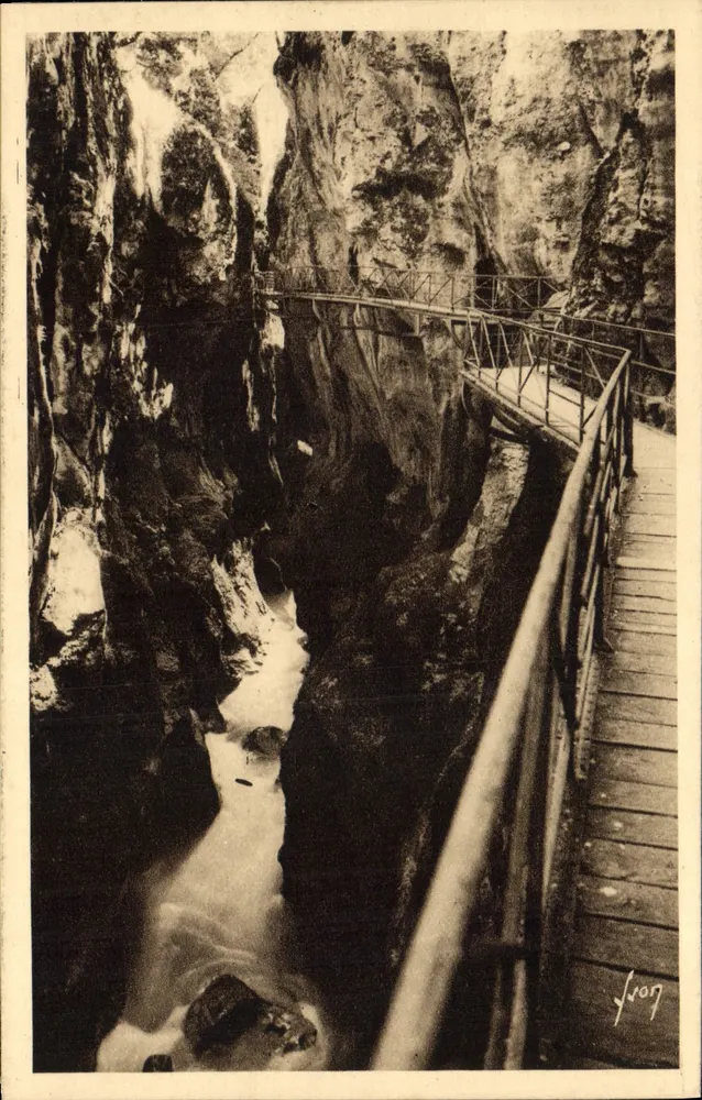 Gorges du Fier (Haute-Savoie) — L'Intérieur — Les Éditions d'Art 'N.N.' Paris - Vorderseite