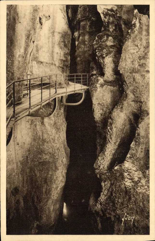 Gorges du Fier (Haute-Savoie) — Dantesche Ansicht — Éditions d'Art YON, Paris - Vorderseite