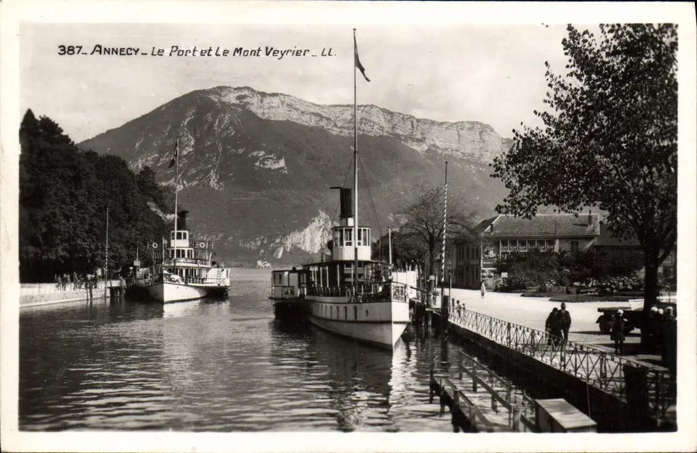 Annecy — Der Hafen und der Mont Veyrier — LL. n°387 - Vorderseite