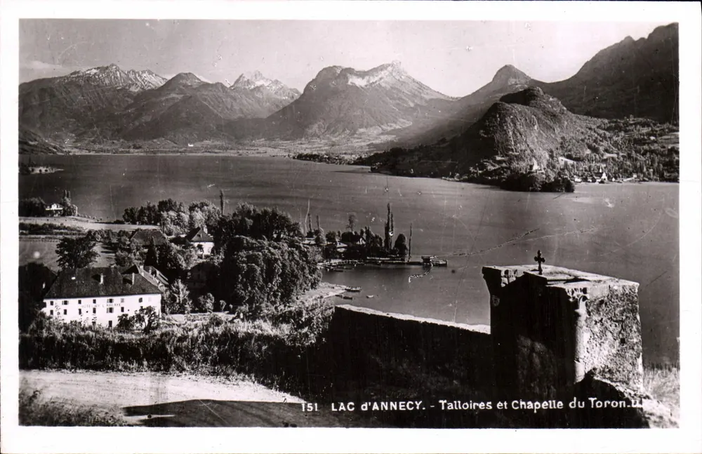 LAC d'ANNECY - Talloires und Kapelle des Toron - Verleger Straßburg - Vorderseite