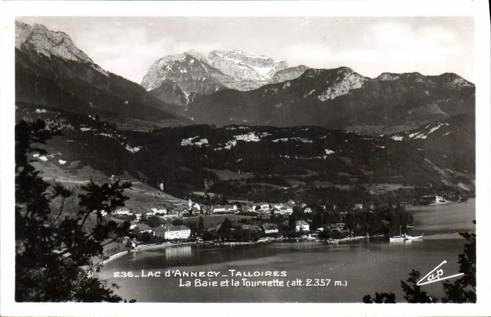 See Annecy - Talloires — Bucht und Tournette (Höhe 2.357 m.) — Verlag 'C.P.A.P.H.I.L.' - Vorderseite