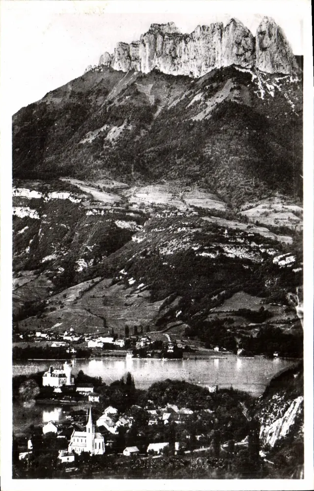 See Annecy - Duingt, Talloires und die Dents de Lanfont - Vorderseite