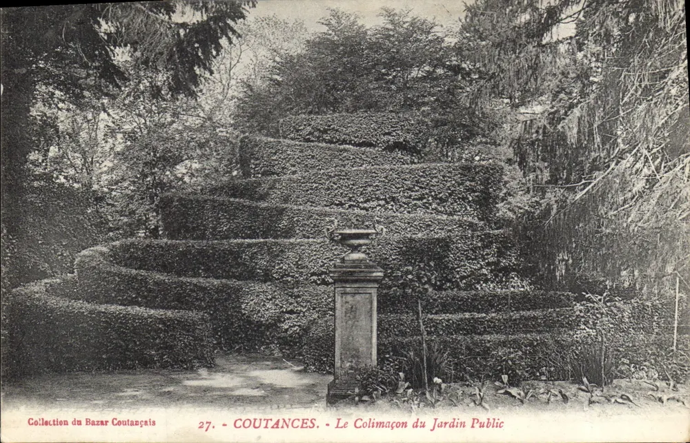 Coutances - O Caracol do Jardim Público — Coleção do Bazar Coutançais, n°27 - Frente