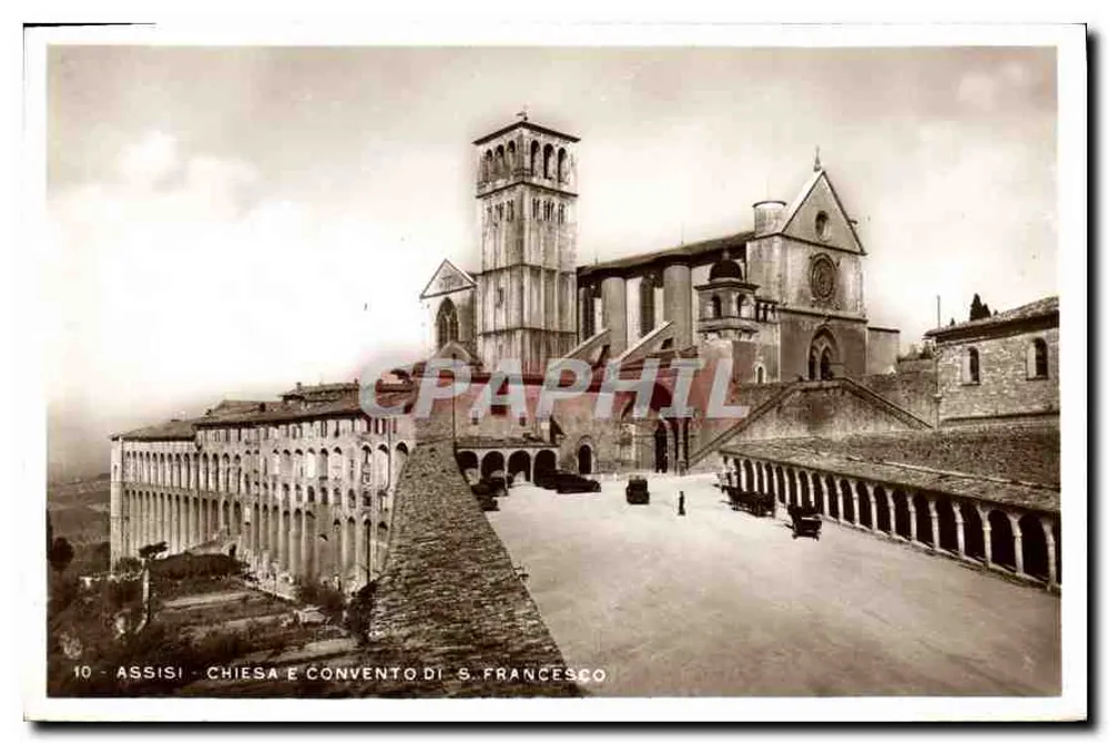 Assisi - Igreja e Convento de S. Francisco — Editor L. Vignati, Torino - Frente