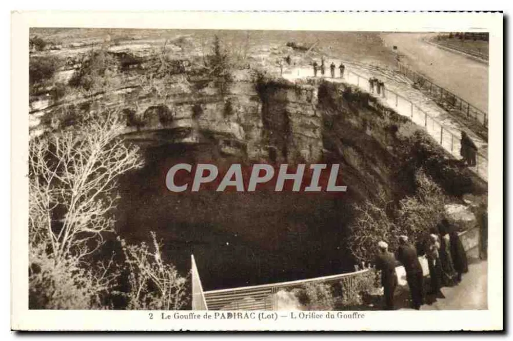 Der Pabirac-Schlund (Lot) — Der Schlund-Eingang — Phototypie-Hélin - Vorderseite