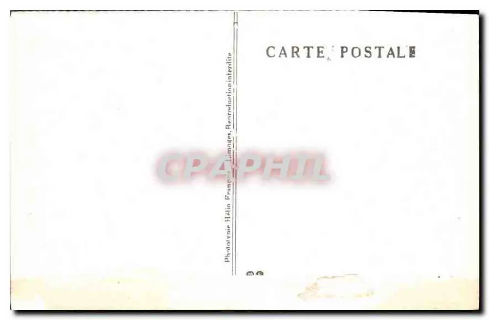Der Gouffre de Padirac (Lot) — Le Pas du Crocodile — Passage des Palettes — Phototypie Hallo - Rückseite