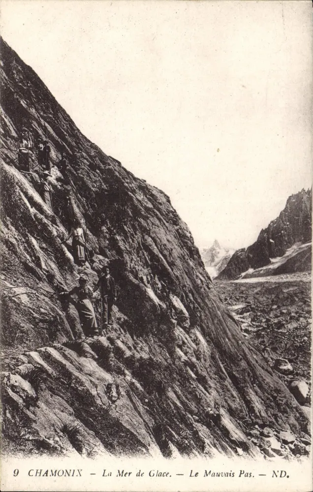 Chamonix — A Mar de Gelo — O Mau Passo — ND. - Frente