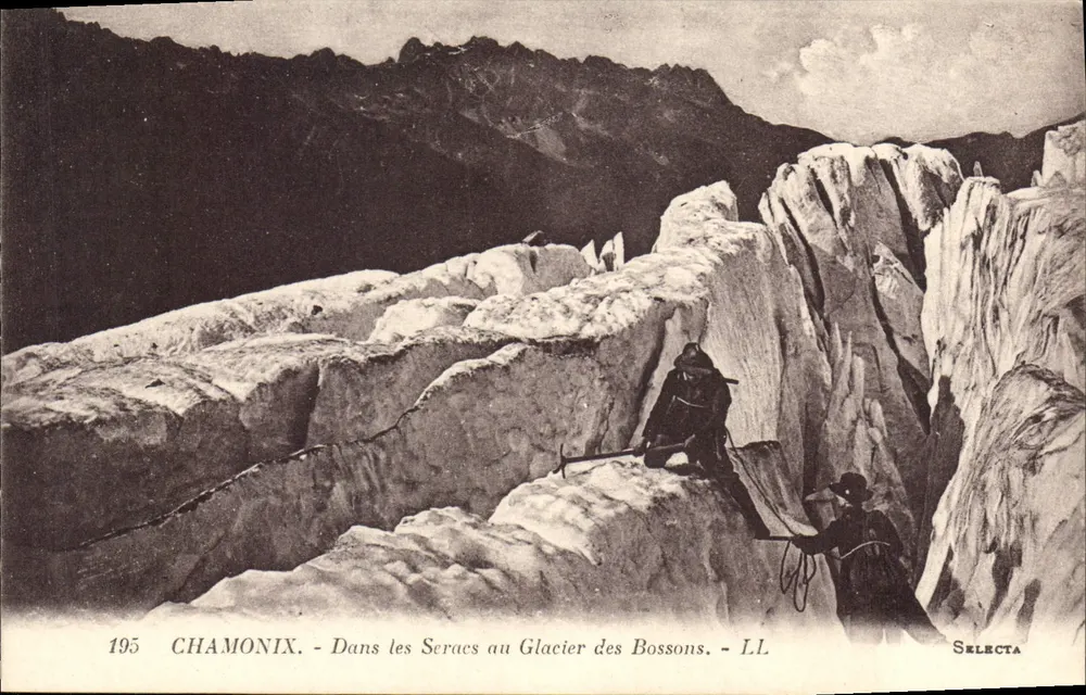 Chamonix - Tra i Seracchi al Glacier des Bossons - Selecta - Recto