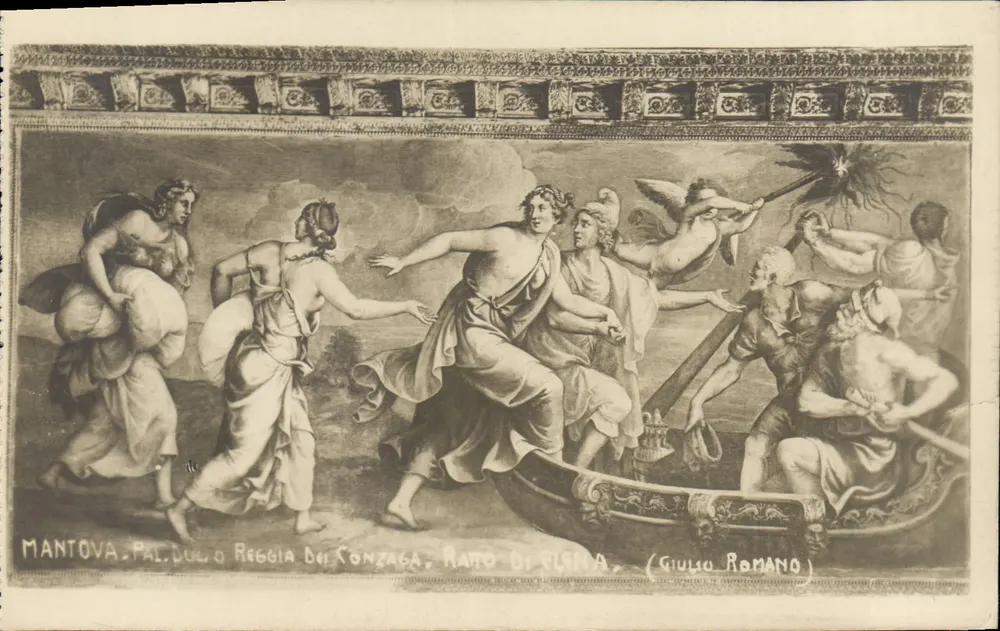 Mantua - Palazzo Ducale, Reggia dei Gonzaga, Ratto di Elena — Giulio Romano - Vorderseite