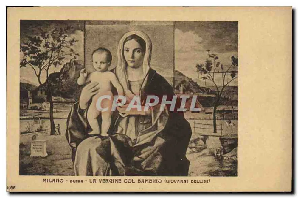 Mailand - Barba - Die Jungfrau mit dem Kind (Giovanni Bellini) - Vorderseite