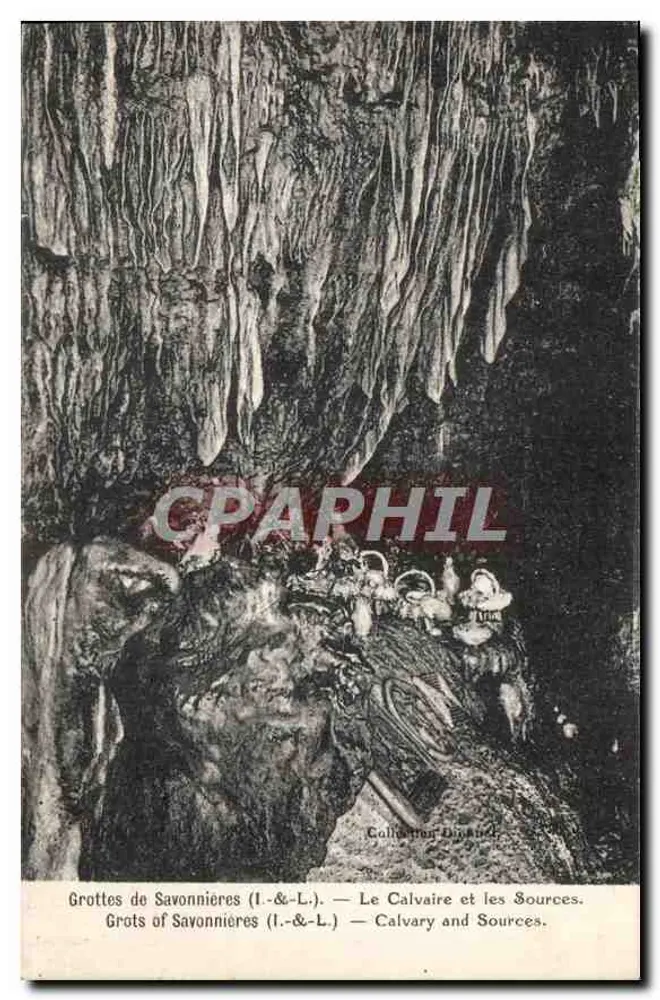 Höhlen von Savonnières (I.-&-L.) — Der Calvarienberg und die Quellen — Foto Butin - Vorderseite