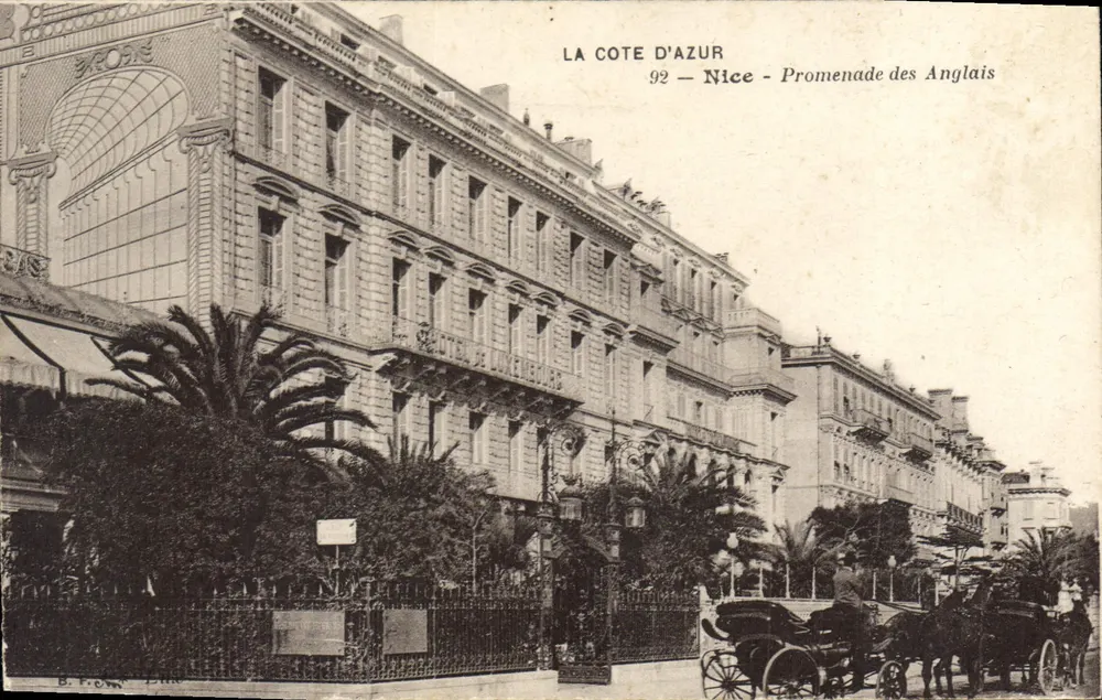 Die Côte d'Azur — Promenade des Anglais — Nice — B. From Lur - Vorderseite