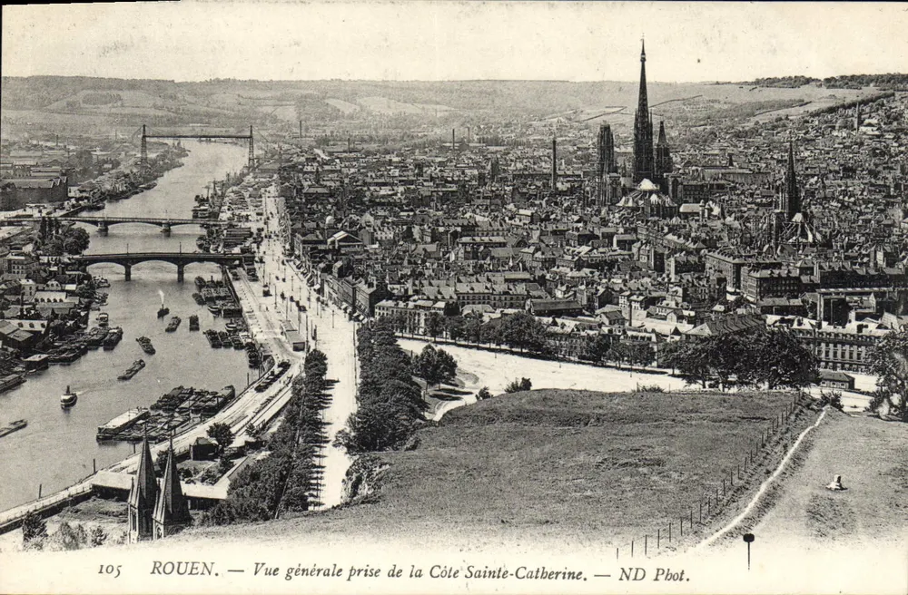 Rouen — Allgemeiner Blick von der Côte Sainte-Catherine — ND Pbot. - Vorderseite