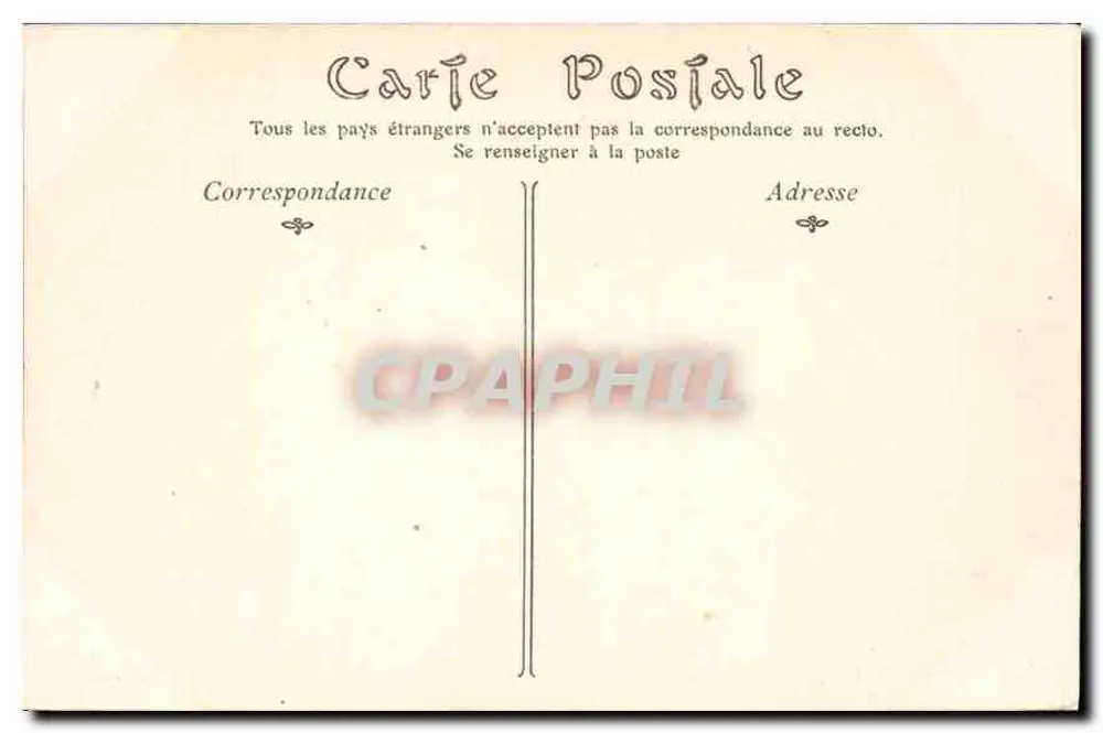Aix-les-Bains — Ein Deckenbild im Casino du Cercle — ND Phot - Rückseite