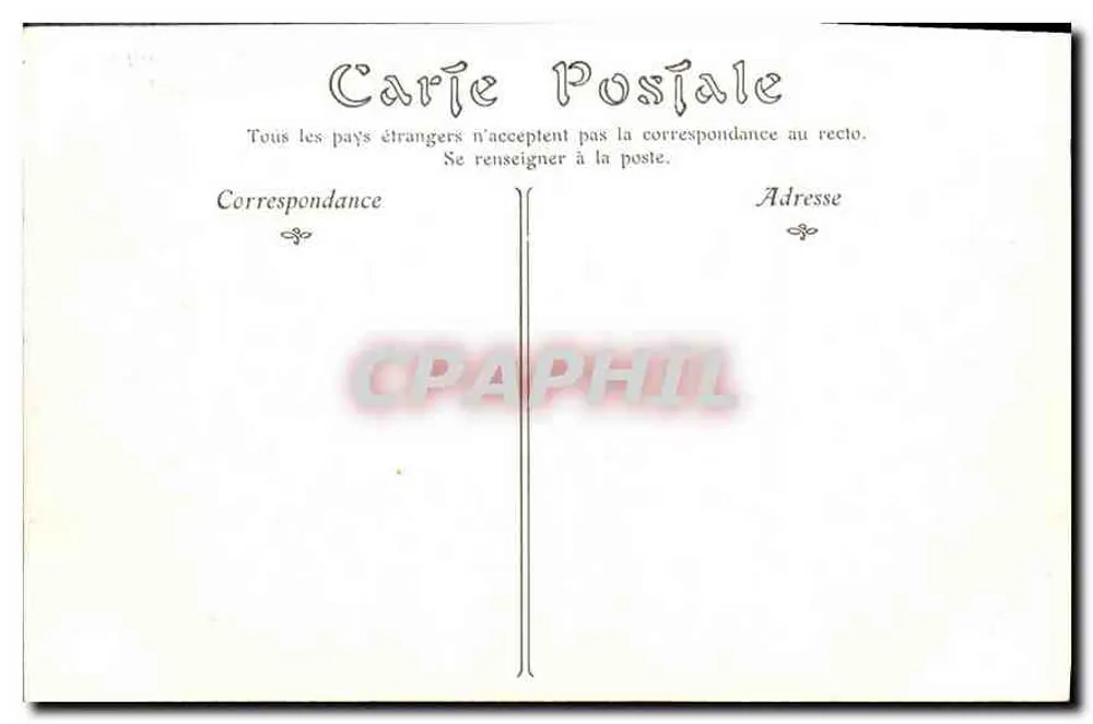 Castillo de PIERREFONDS — Lado de la Capilla — editor no identificado, n.º de serie 6 - Reverso