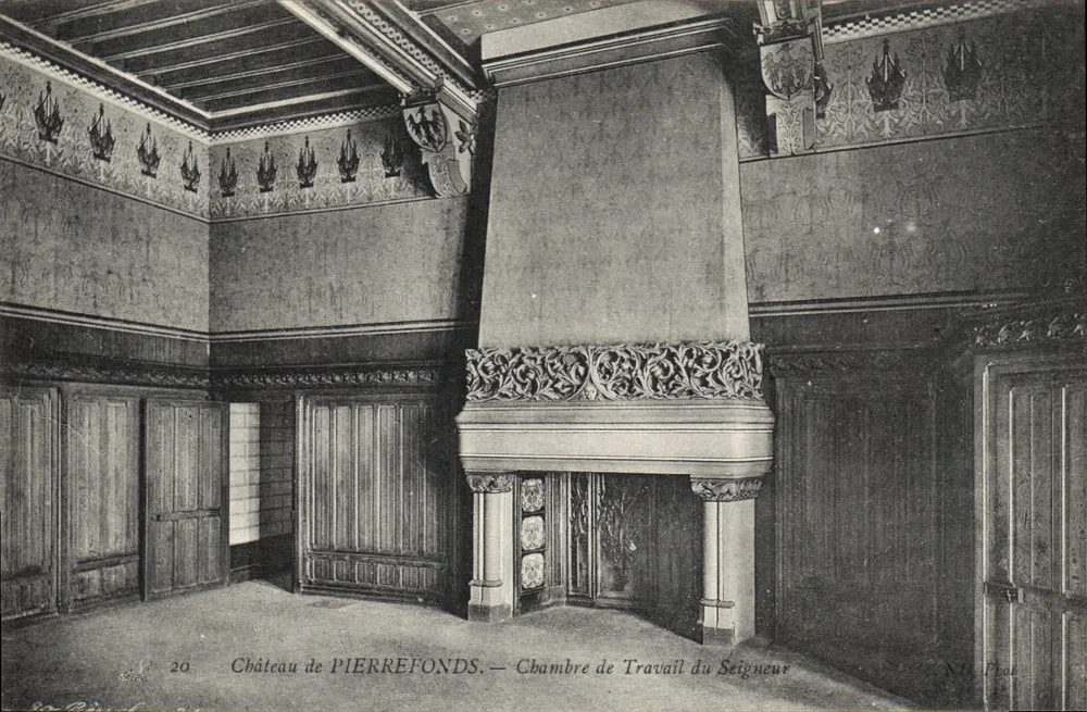Château de PIERREFONDS — Arbeitszimmer des Lords — Nr. 20 - Vorderseite