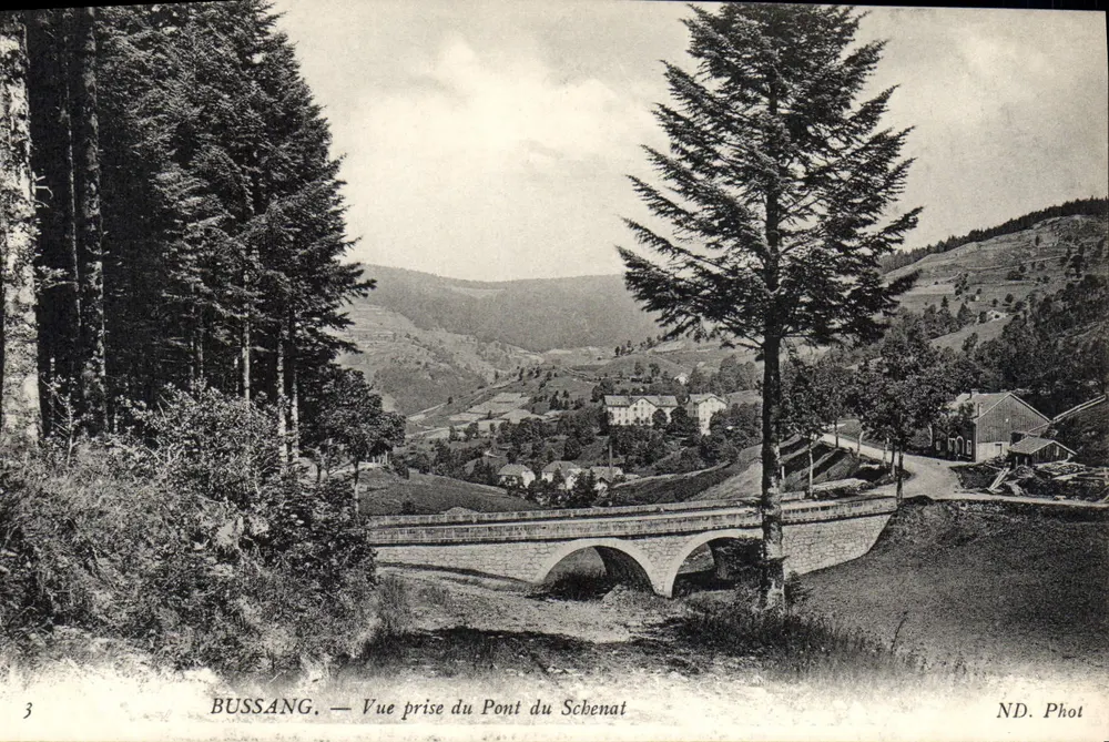Bussang — Ansicht vom Schenatbrücke — ND. Phot - Vorderseite