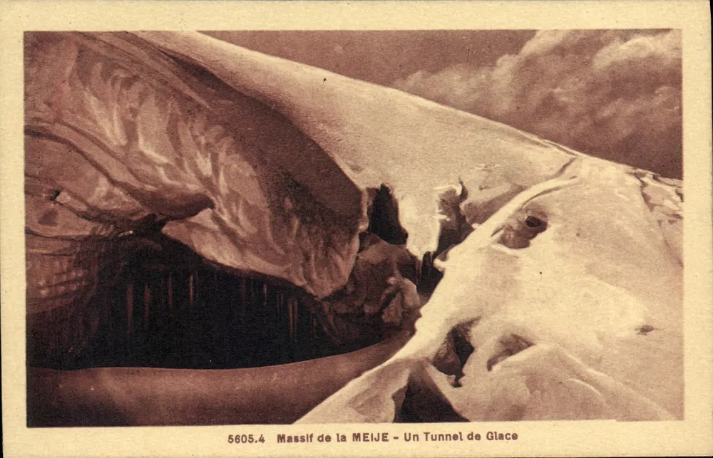 Massif de la MEIJE - Ein Eisentunnel — Serie 5605.4, Verlag A. Hourlier, Grenoble - Vorderseite