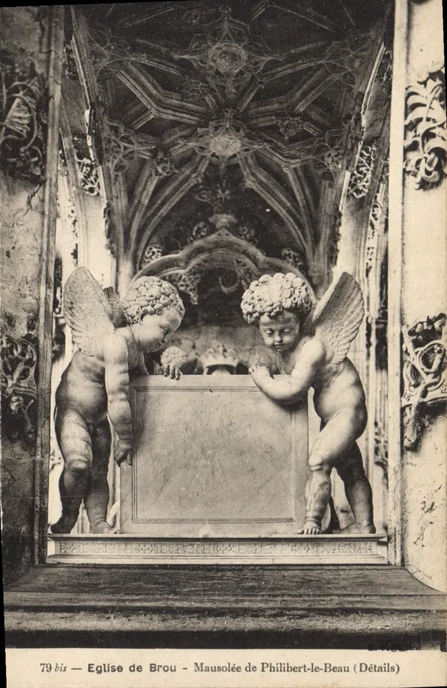Kirche von Brou — Mausoleum von Philibert-le-Beau — Details - Vorderseite