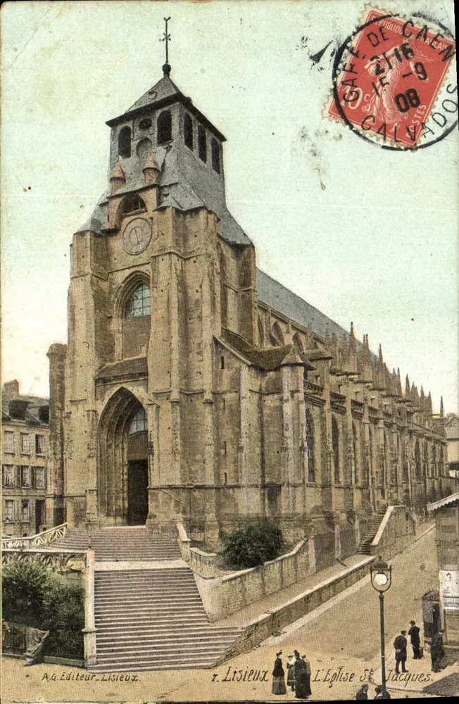 Lisieux — A Igreja de São Jacó — A.G. Editora, Lisieux - Frente