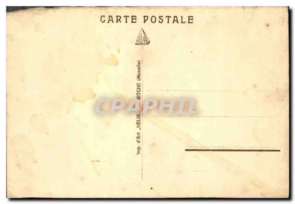 Vernon — Bairro Avenay, Edifício G, fachada Oeste — Imp. d'Arléa, Bitche (Moselle) - Verso