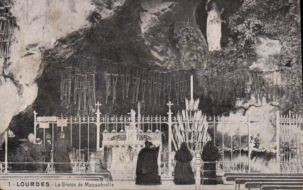 Lourdes - A Gruta de Massabielle — editor desconhecido, n° de série 1 - Frente