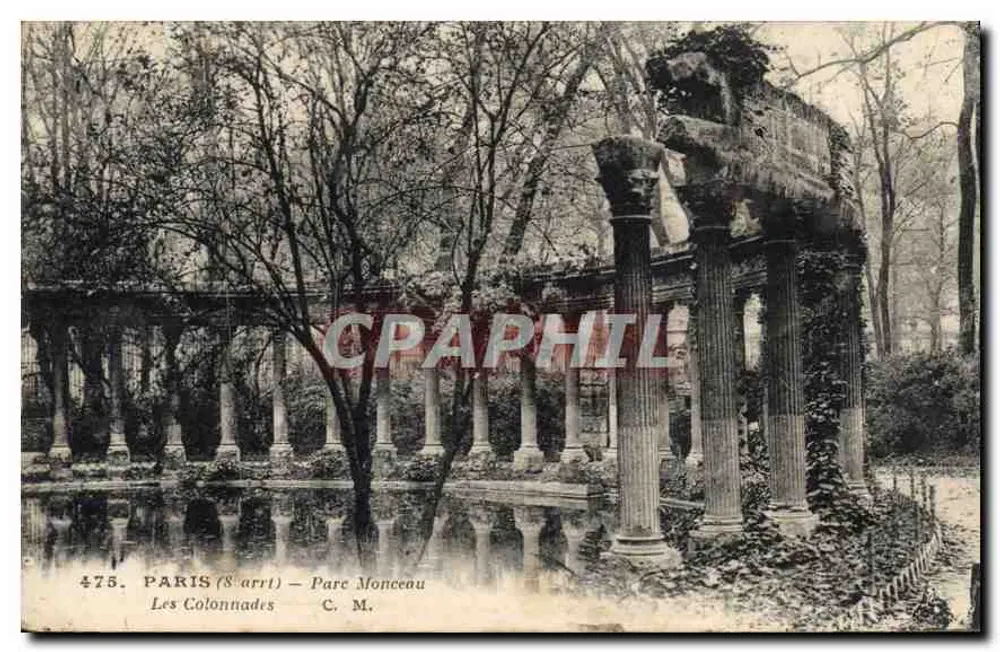 Paris (8e arrt) — Parc Monceau — Les Colonnades — C. M. - Frente
