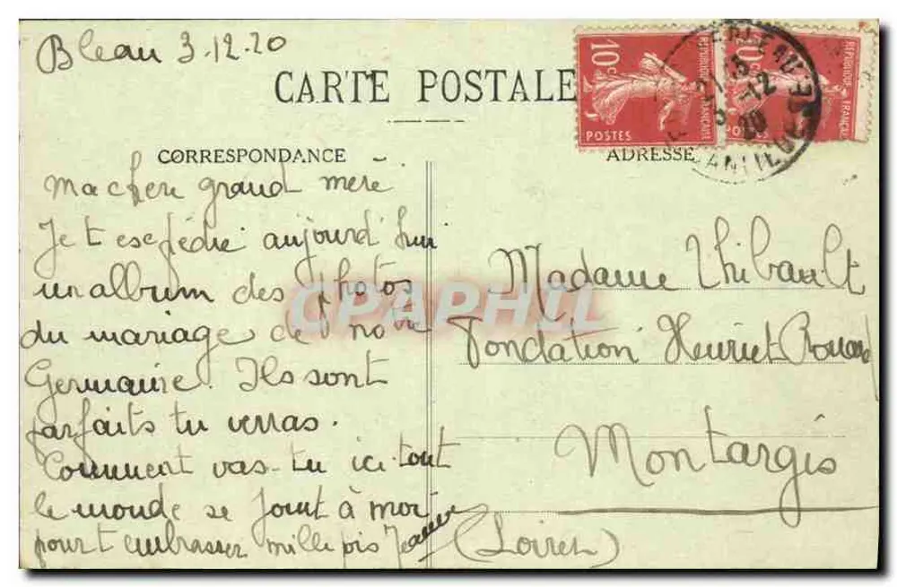 Forêt de Fontainebleau — Eingang zum Desert d'Apremont — n° 387 - Rückseite