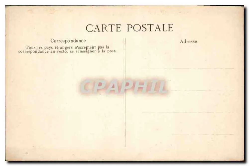 Forêt de FONTAINEBLEAU — Croix de Franchart — Éditeur E.P.D. n° 597 - Verso