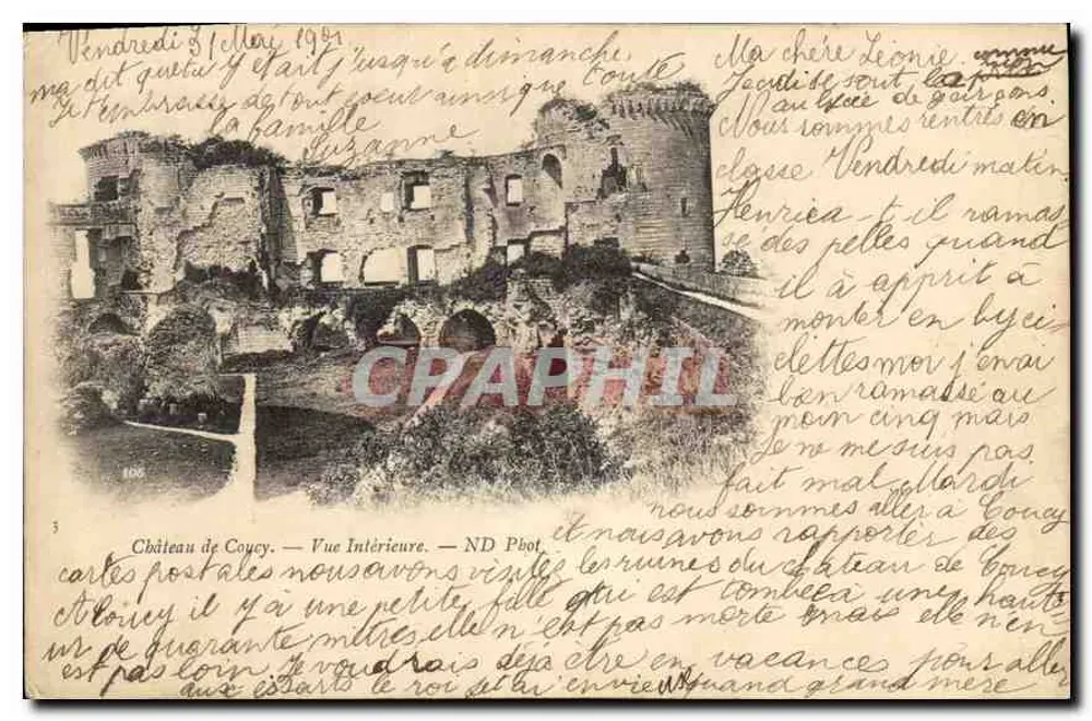 कूसी के किला — आंतरिक दृश्य — एनडी फोटो - आगे