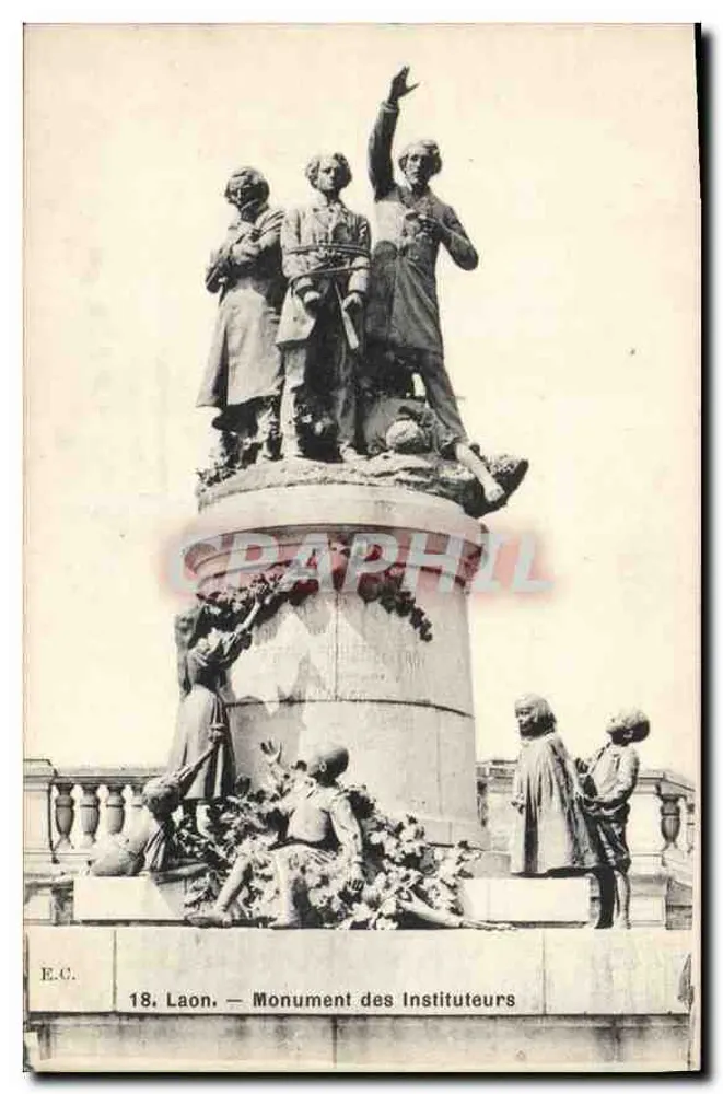 Laon — Monument dos Professores — E.C. n°18 - Frente