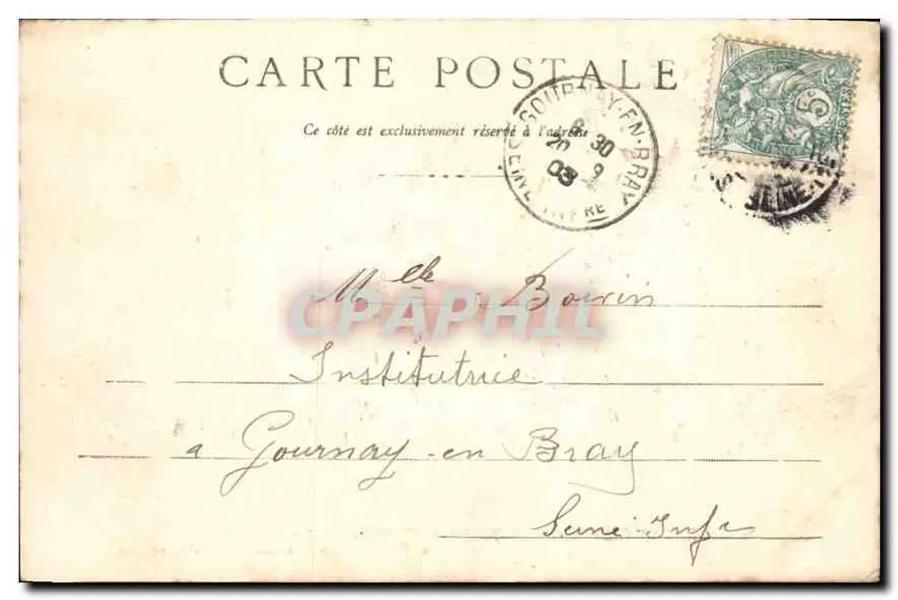 Saint-Valery-en-Caux — Bois d'Etennemare — Lib. A Canaux - Rückseite