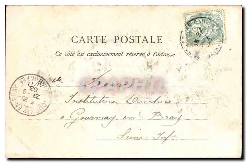 Saint-Valéry-en-Caux — La Iglesia — Editor desconocido, n°4 - Reverso