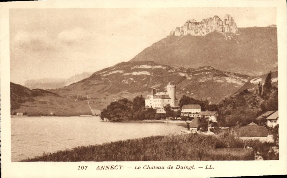 Annecy — O Castelo de Duingt — LL. — n° 107 - Frente