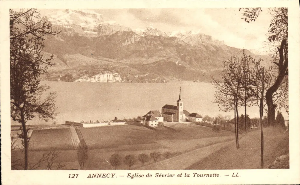 Annecy — Kirche Sévrier und die Tournette — LL. N° 127 - Vorderseite