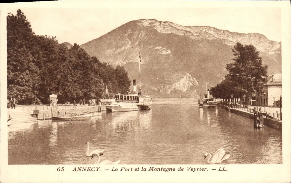 Annecy — Der Hafen und der Berg Veyrier — LL. — Nr. 65 - Vorderseite