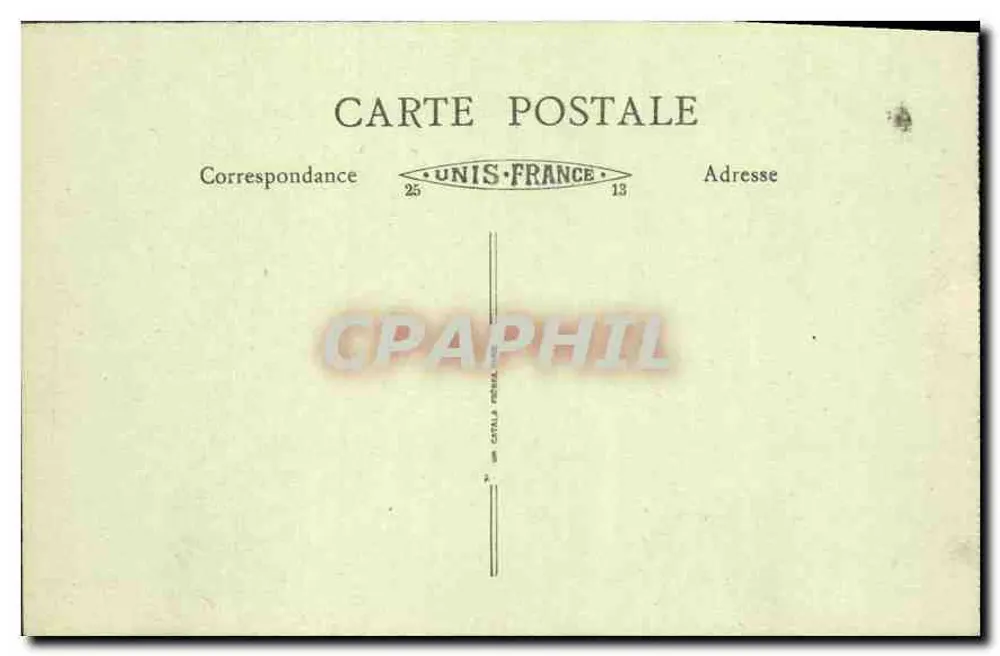 Chamonix - Die Mer de Glace und die Aiguille du Dru — Mont Blanc-Massiv — Verlag C.R. MÉO, Nr. 181 - Rückseite