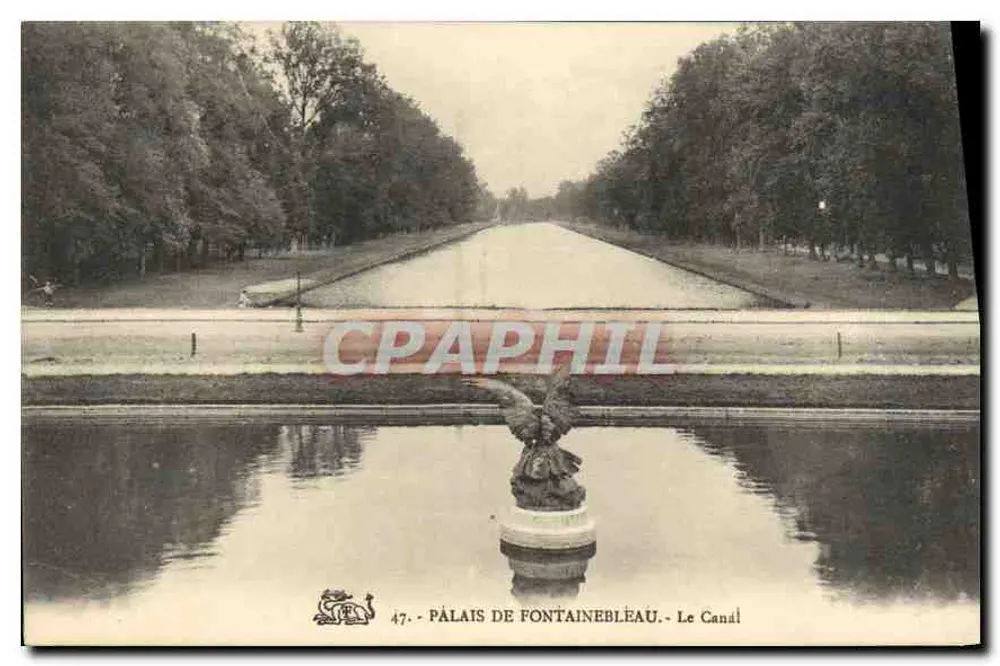 Schloss Fontainebleau — Der Kanal — n°47 - Vorderseite