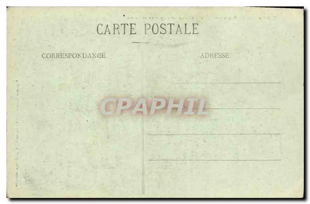 Pont-à-Mousson während des Krieges — Sparkasse und Postamt — Papeterie Nouvells - Rückseite