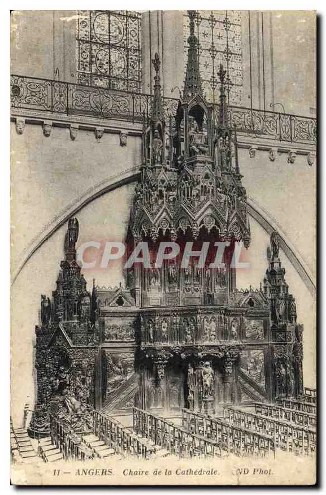 Angers — Stoel van de Kathedraal — ND Phot. - Voorkant