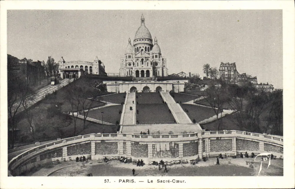 Paris — A Sacré-Cœur — 57. — Editor: TILLARD - Frente