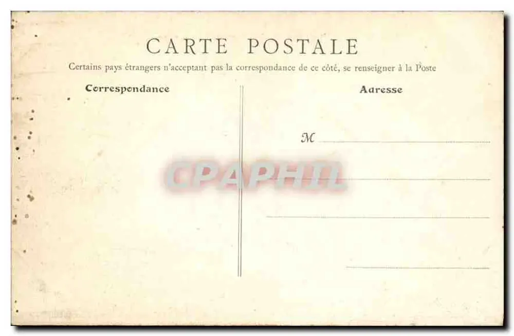 Le Puy (Hte-Loire) — Museu Crozatier — B.F., Paris - Verso