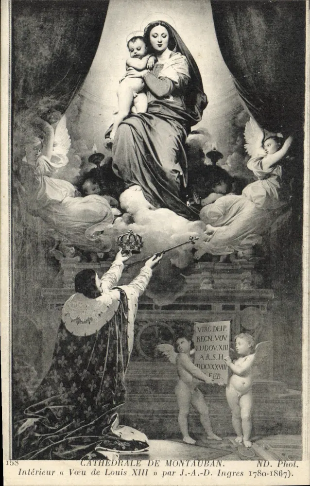 Innenraum « Vœu de Louis XIII » — Kathedrale von Montauban — von J.-A.-D. Ingres (1780-1867) - Vorderseite