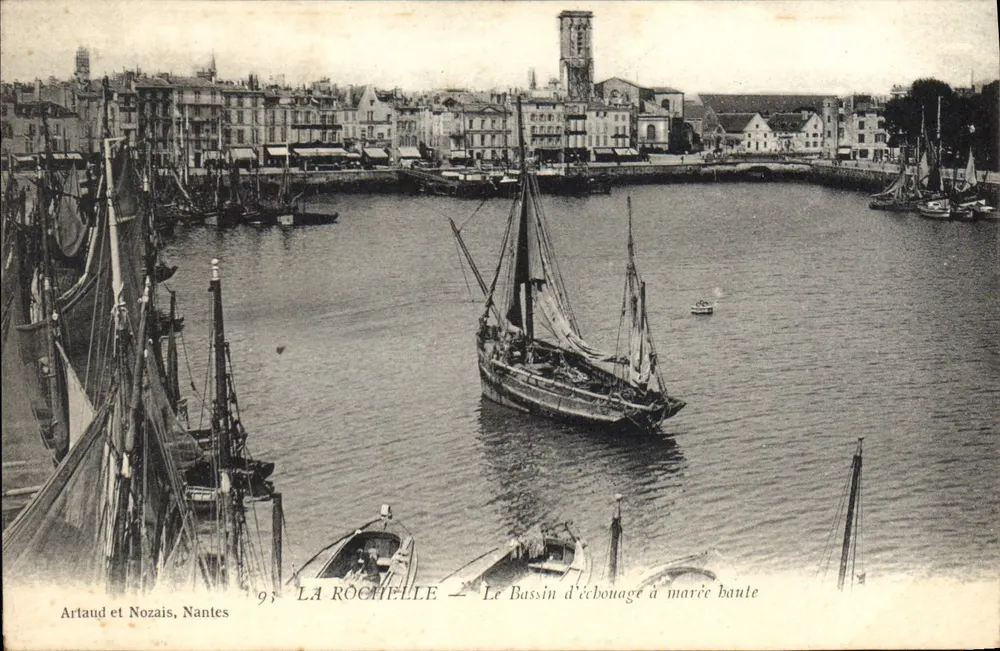La Rochelle — Der Hochwasserhafen — Artaud et Nozais, Nantes, Nr. 93 - Vorderseite