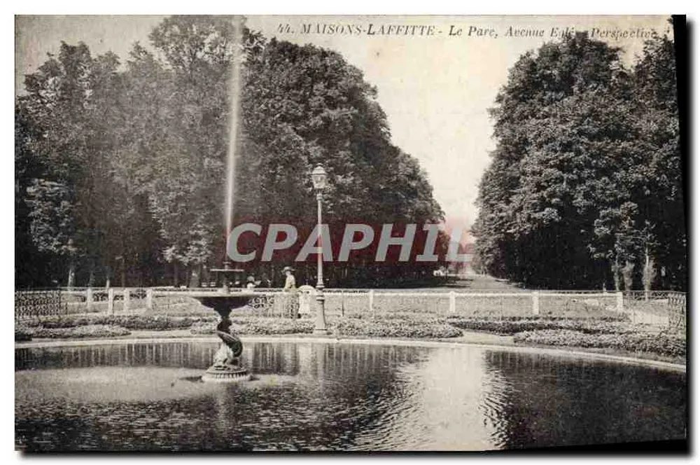 MAISONS-LAFFITTE - O Parque, Avenida Eglé - Perspectiva - Frente