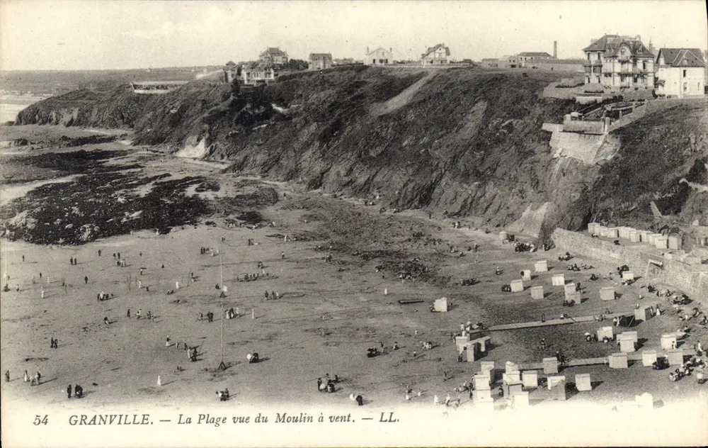 Granville — Strandansicht vom Windmühlen — LL. - Vorderseite