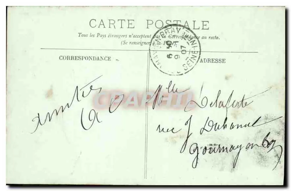 O Quai da Universidade — Paris — LL. - Verso