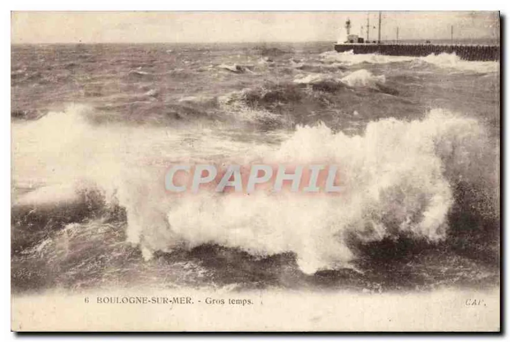 Boulogne-sur-Mer — Tempo forte — Cie Alsacienne d'Art Phonographique, Strasbourg - Frente